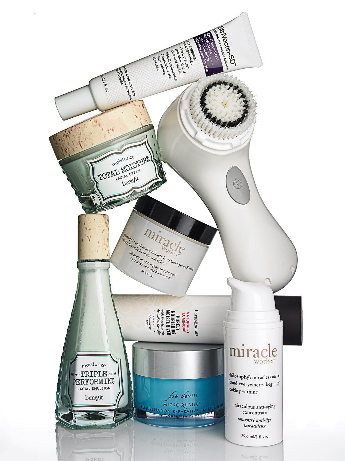 StriVectin-SD miracle serum skincare product photography for beauty advertising. Jason Guffy commercial photographer, San Diego.